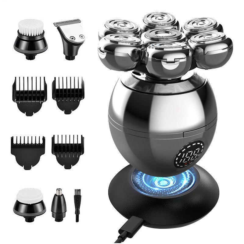 LCD Display Electric Shaver with USB Charging