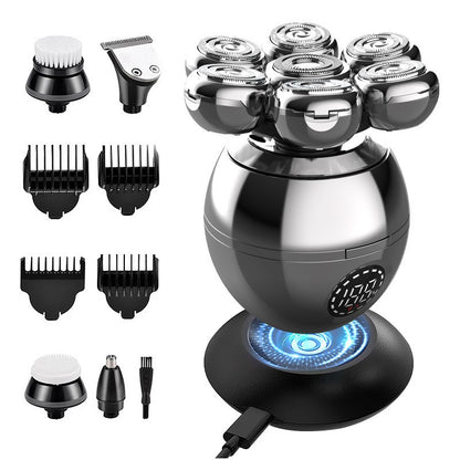 LCD Display Electric Shaver with USB Charging