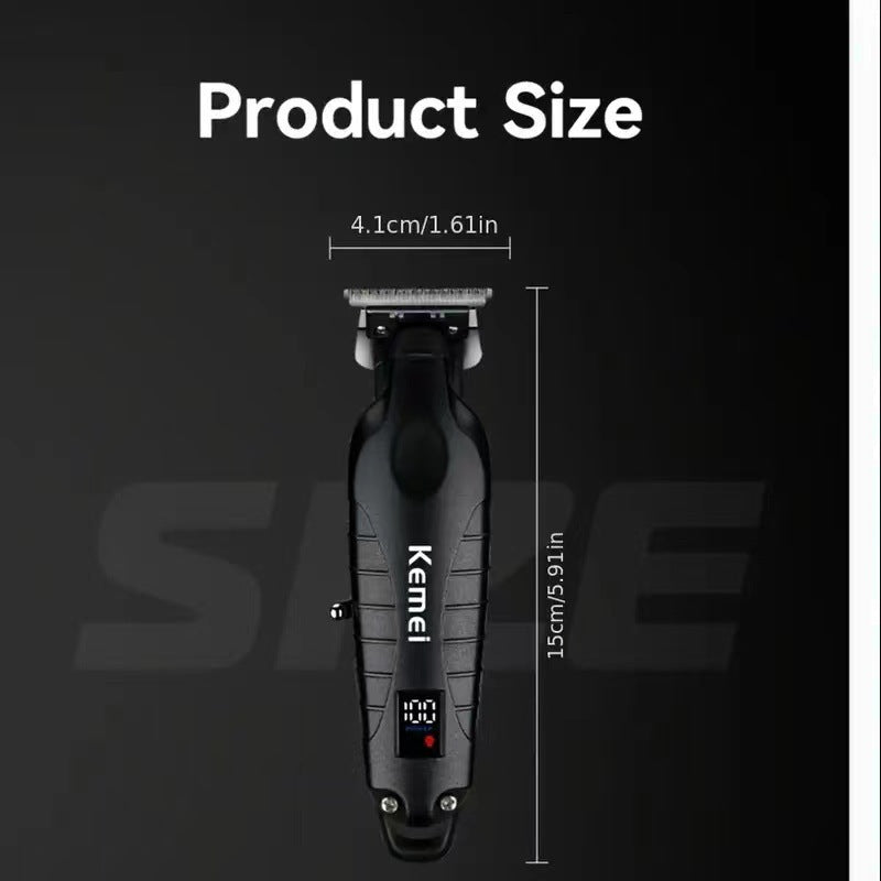 LCD Display USB Rechargeable Hair Clipper