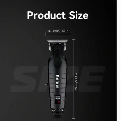LCD Display USB Rechargeable Hair Clipper