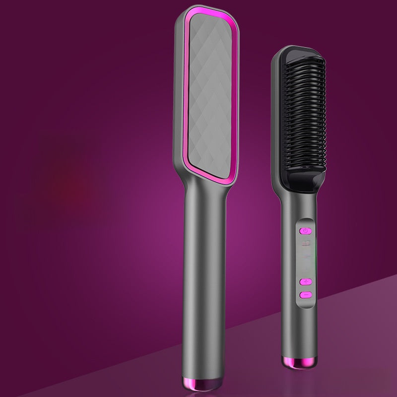 LCD Hair Straightening Comb with Negative Ion Technology