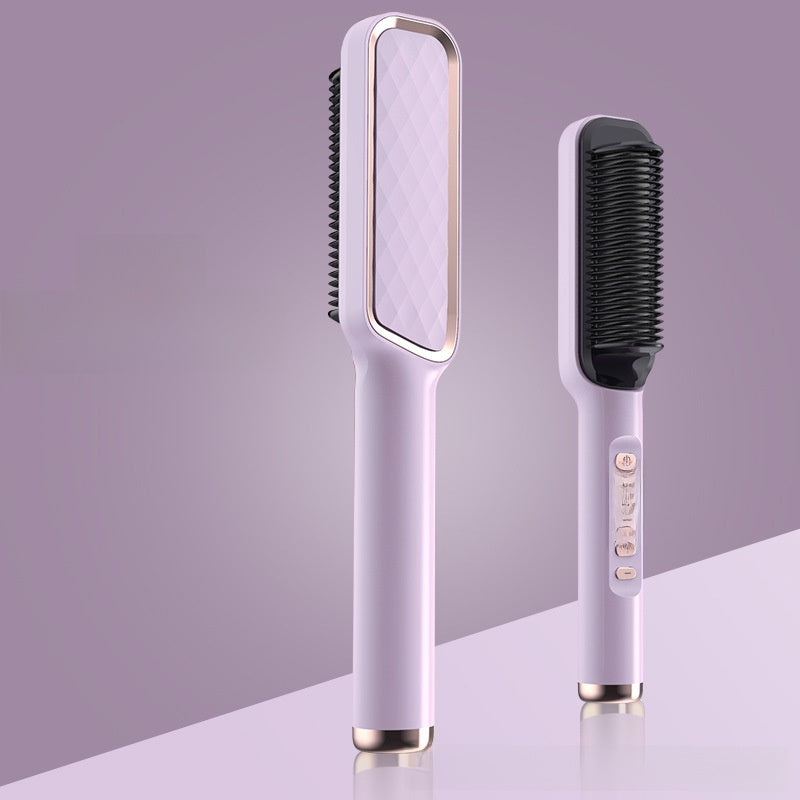 LCD Hair Straightening Comb with Negative Ion Technology
