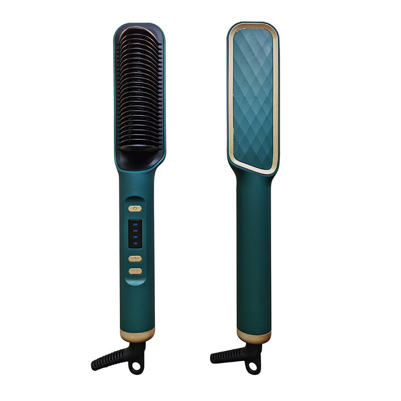 LCD Hair Straightening Comb with Negative Ion Technology