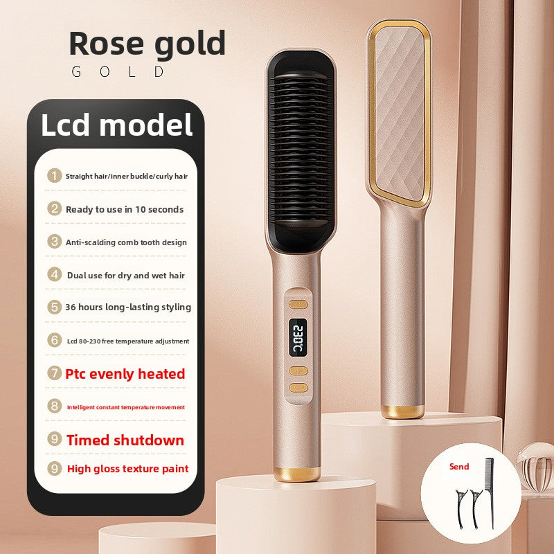 LCD straightening comb