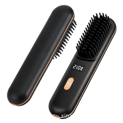 LCD USB Rechargeable Hair Straightener
