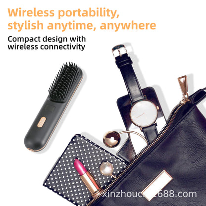 LCD USB Rechargeable Hair Straightener