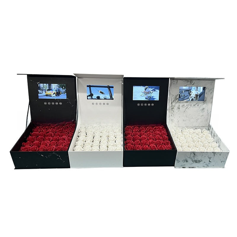 LCD Video Rose Gift Box