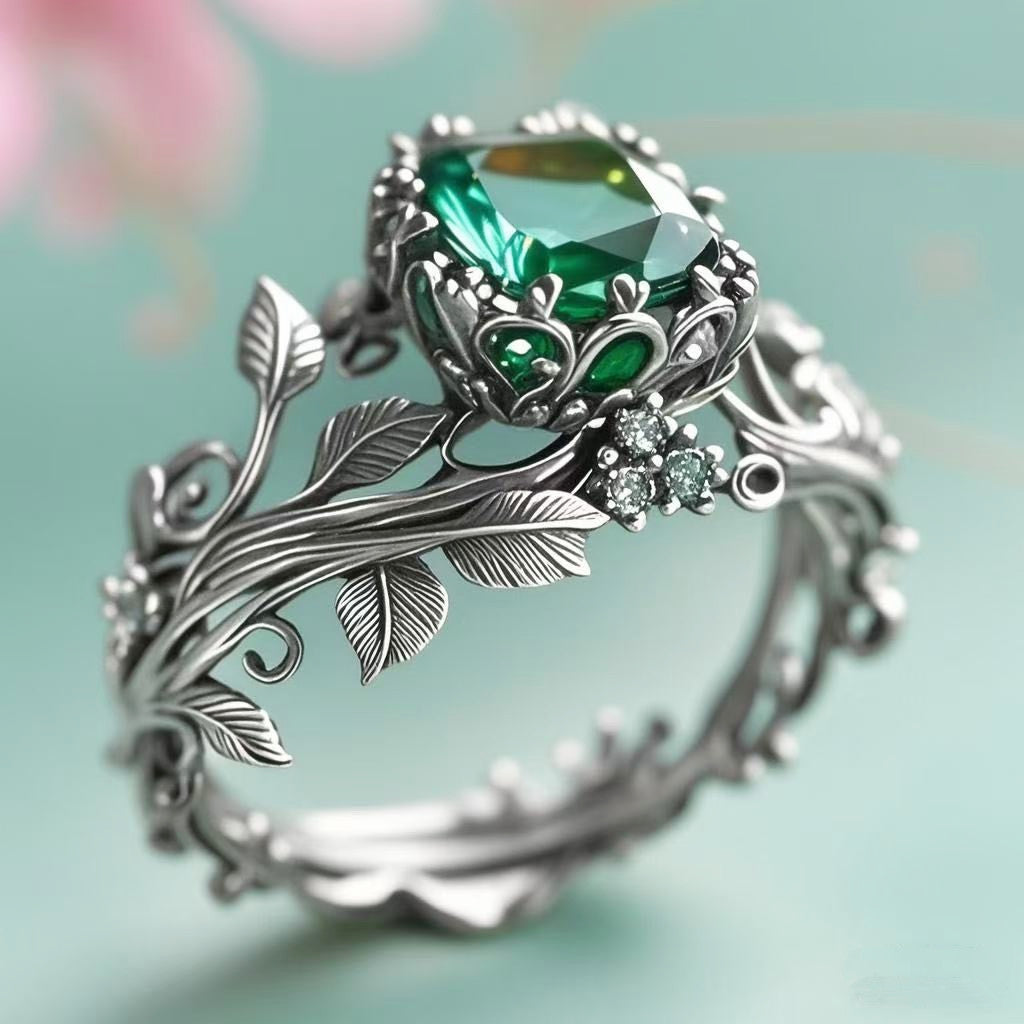 Leaf Diamond Fashion Ring
