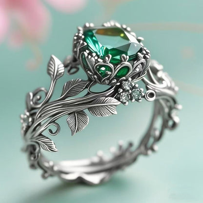 Leaf Diamond Fashion Ring