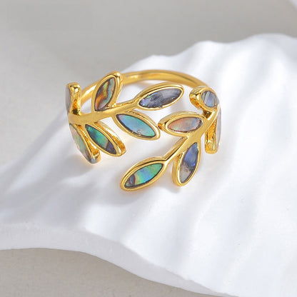 Leaf Opening Ring
