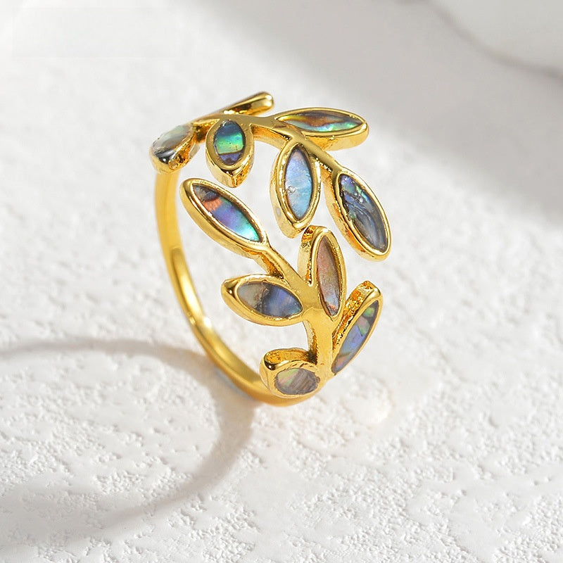 Leaf Opening Ring