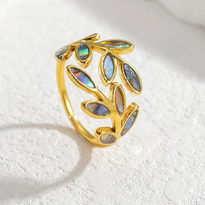 Leaf Opening Ring