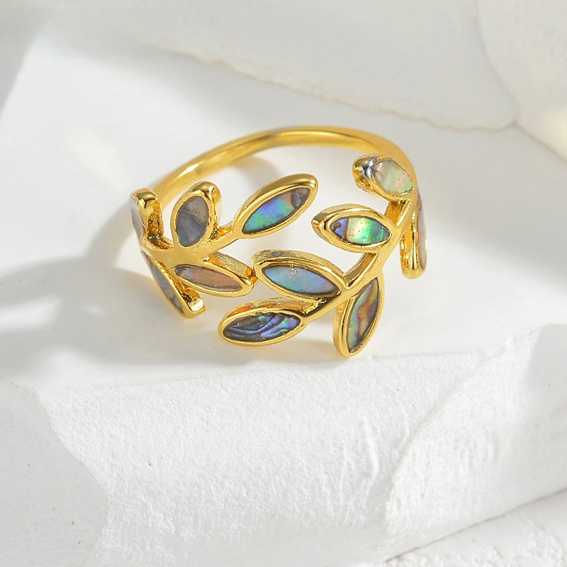Leaf Opening Ring