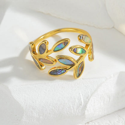 Leaf Opening Ring
