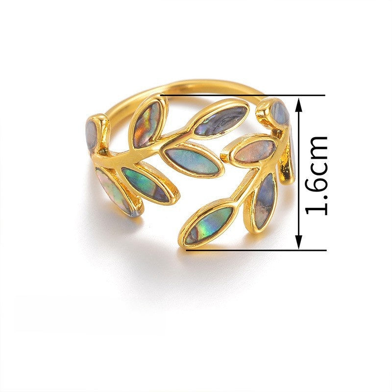 Leaf Opening Ring