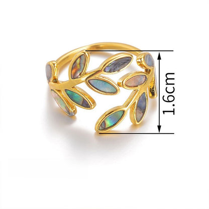 Leaf Opening Ring