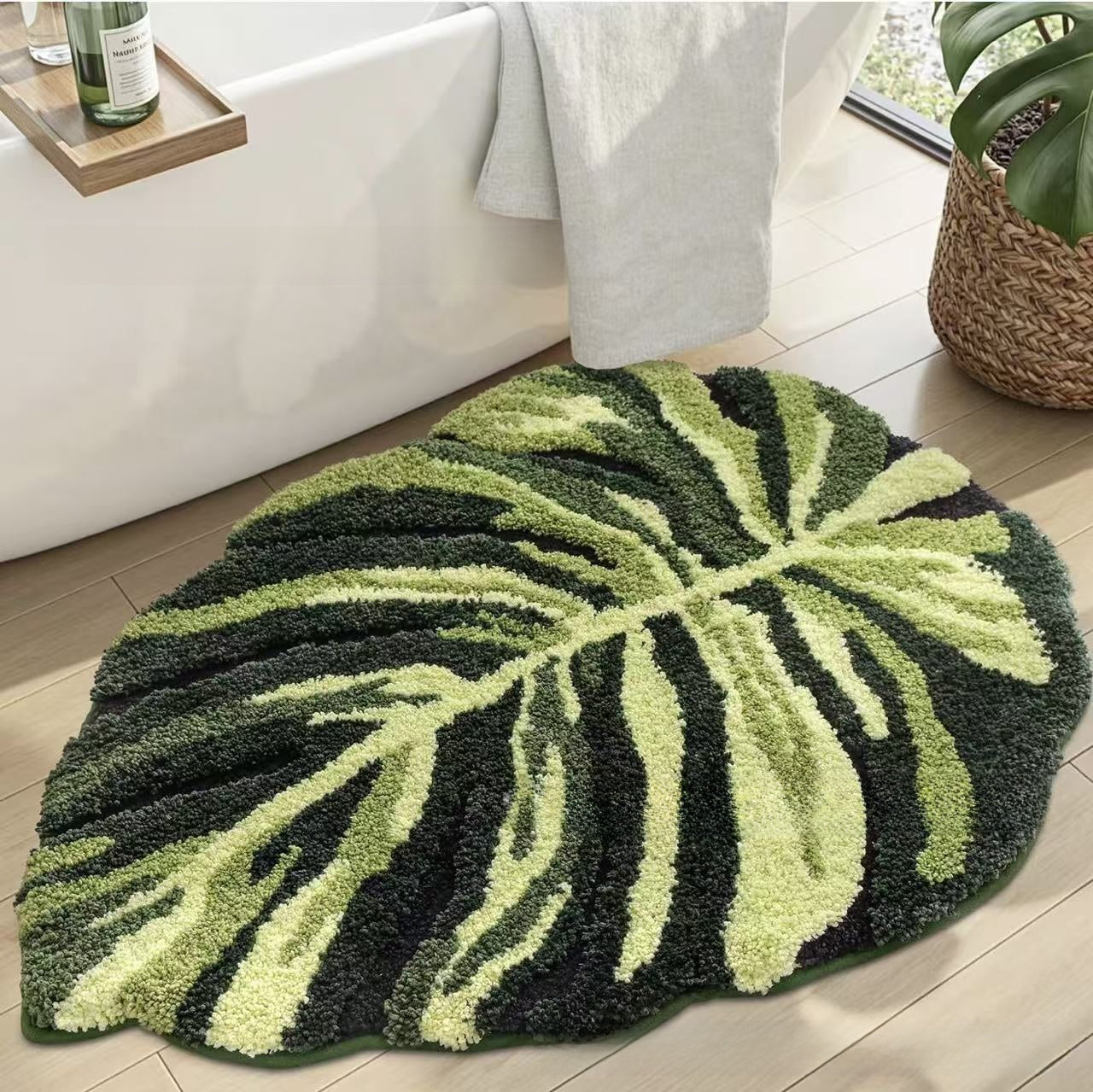 Leaf-Shaped Absorbent Doormat