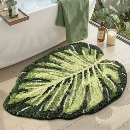 Leaf-Shaped Absorbent Doormat