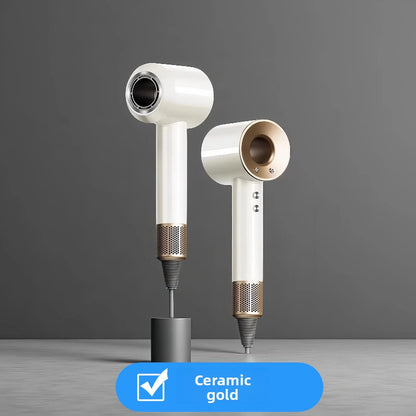 Leafless negative ion hair dryer