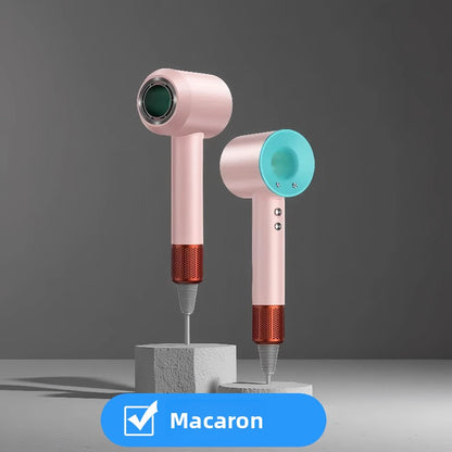 Leafless negative ion hair dryer
