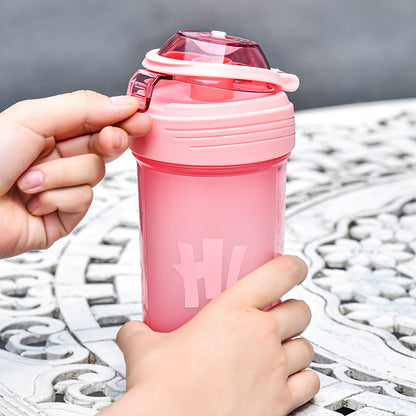 Leak Proof Plastic Shake Cup with Patented Lid