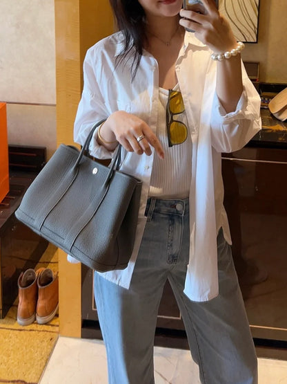 Leather Bag Tote Bag