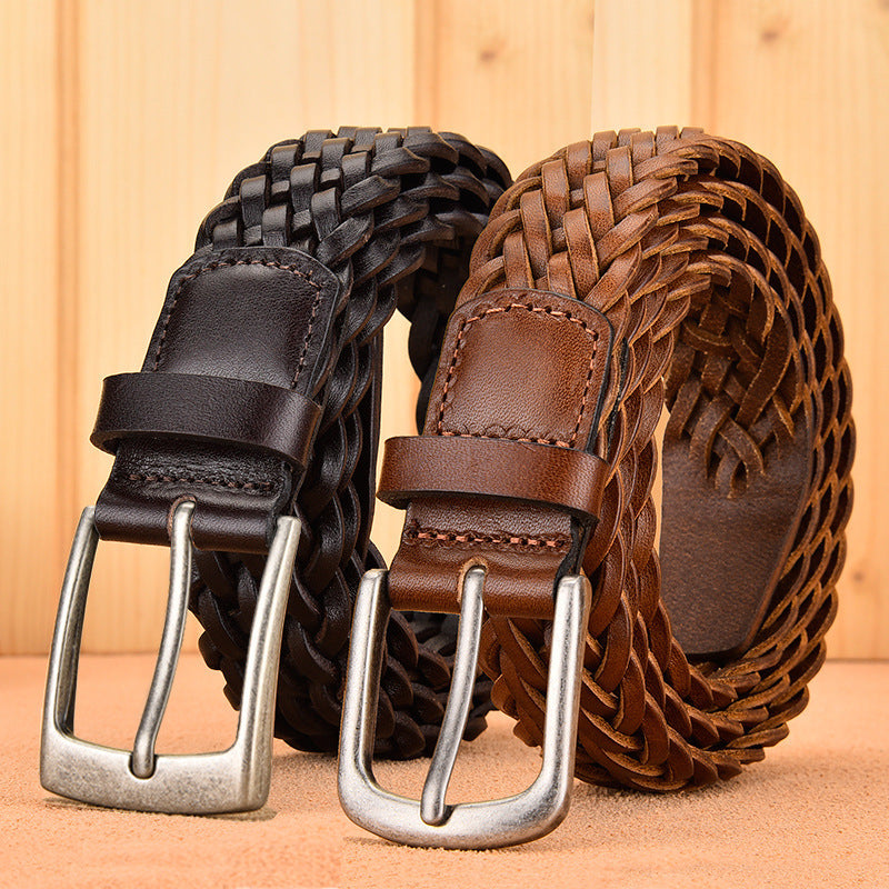 Leather belt