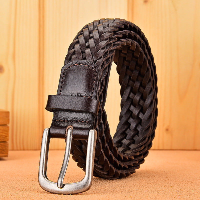 Leather belt