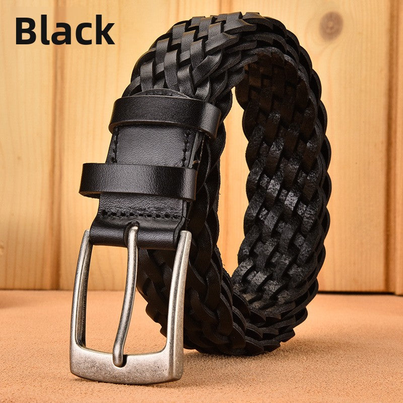 Leather belt