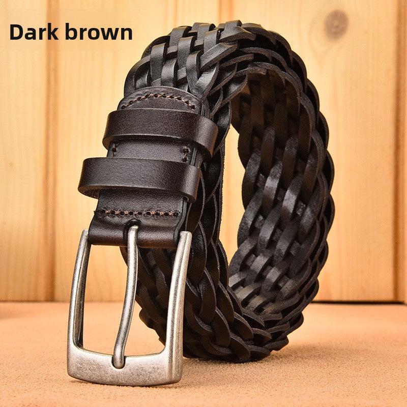 Leather belt