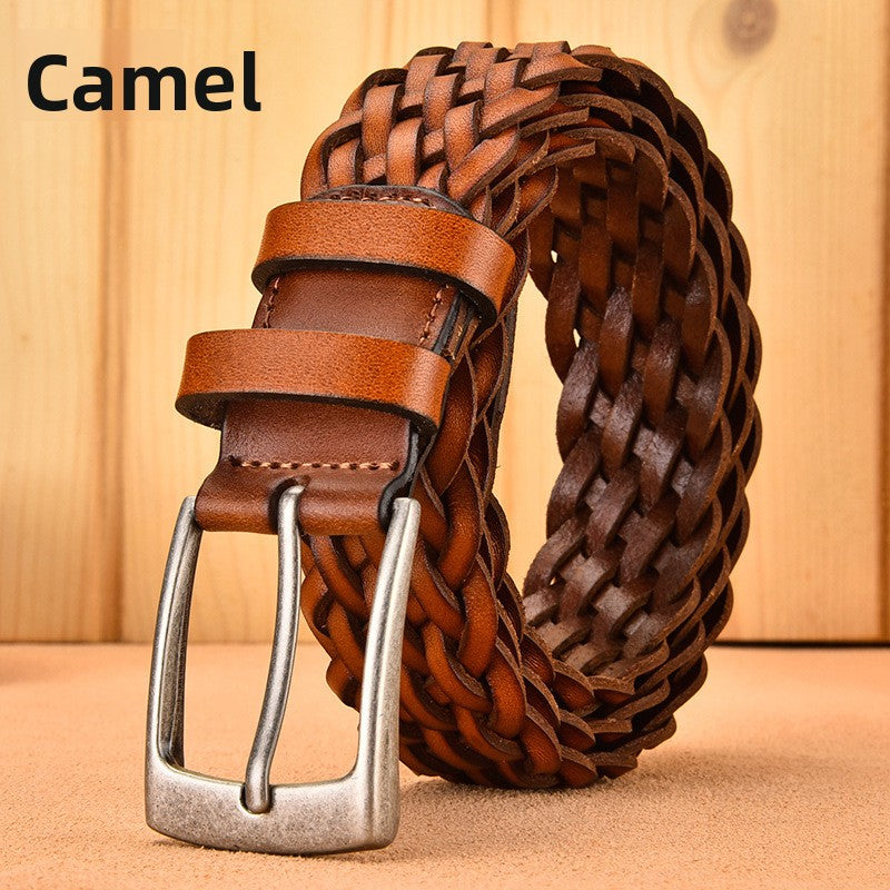 Leather belt