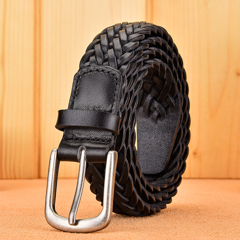 Leather belt
