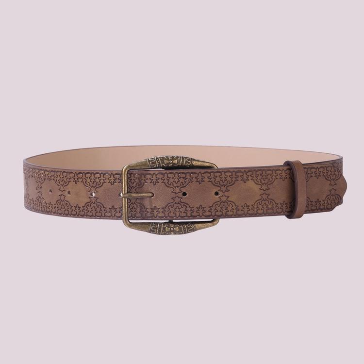 Leather belt