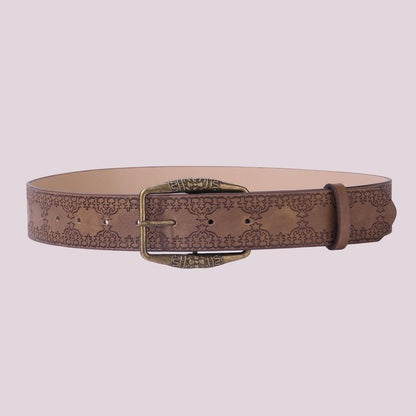 Leather belt