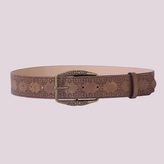 Leather belt