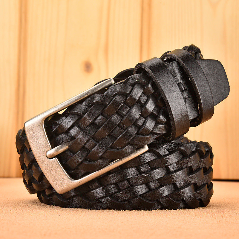 Leather belt
