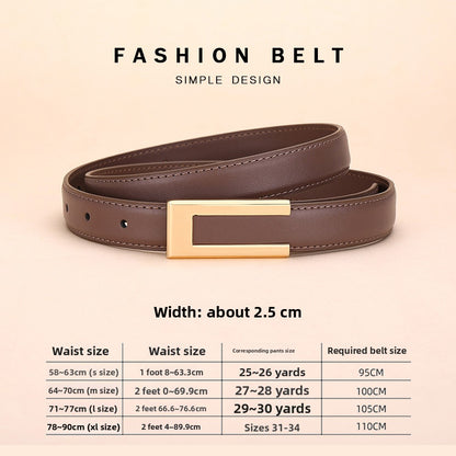 leather belt women