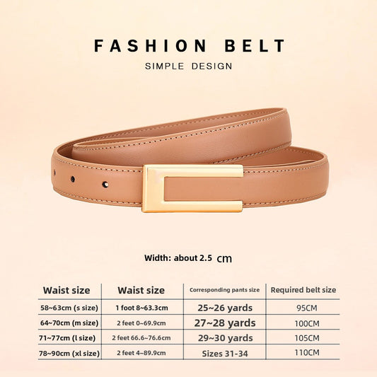 leather belt women