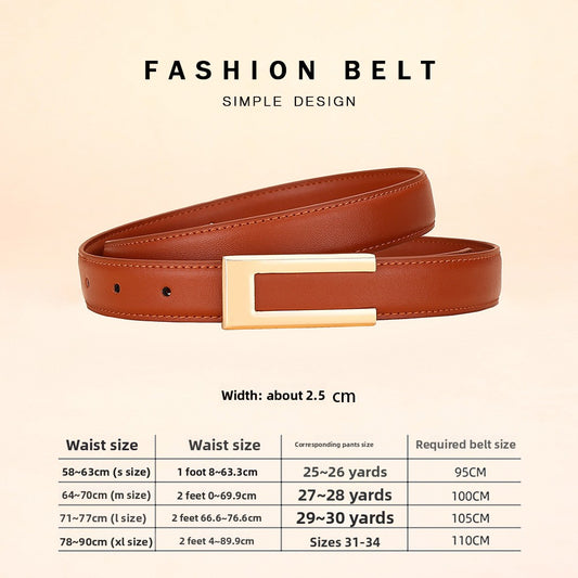 leather belt women