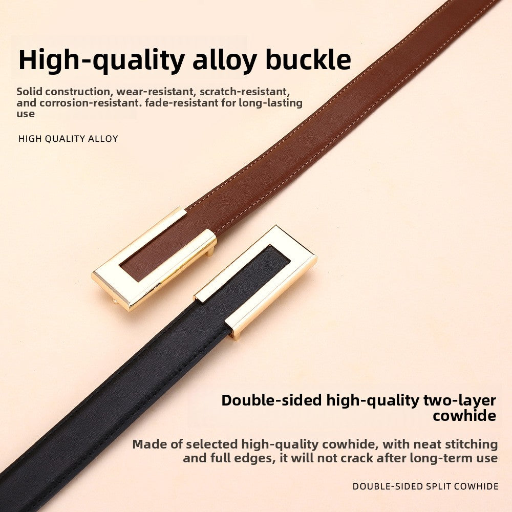leather belt women