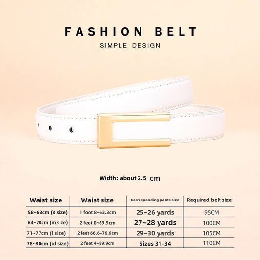 leather belt women
