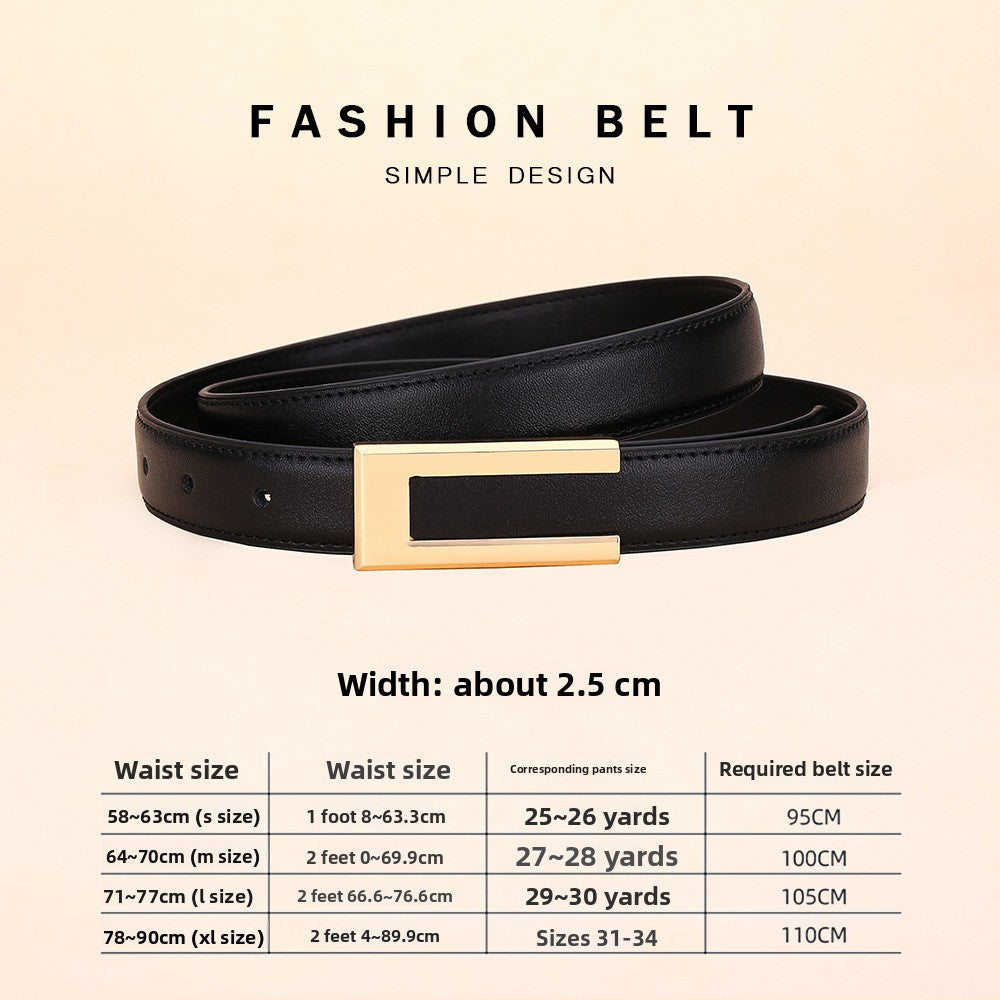 leather belt women