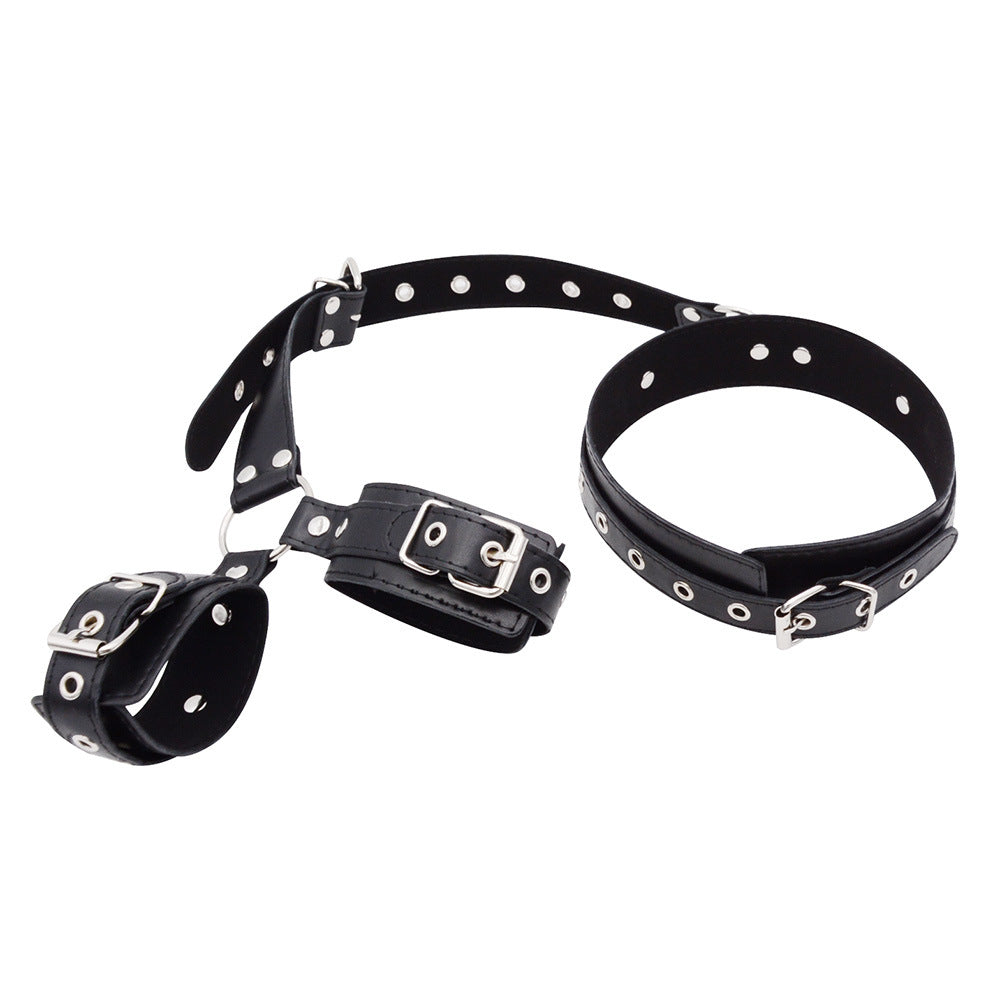 leather bondage set