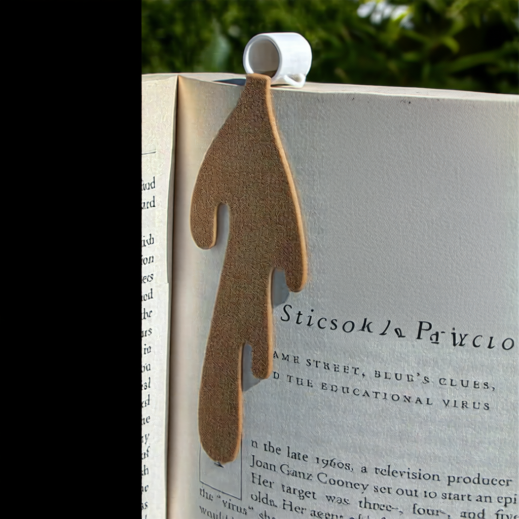 Leather bookmark