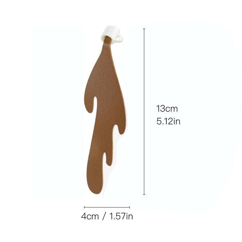 Leather bookmark