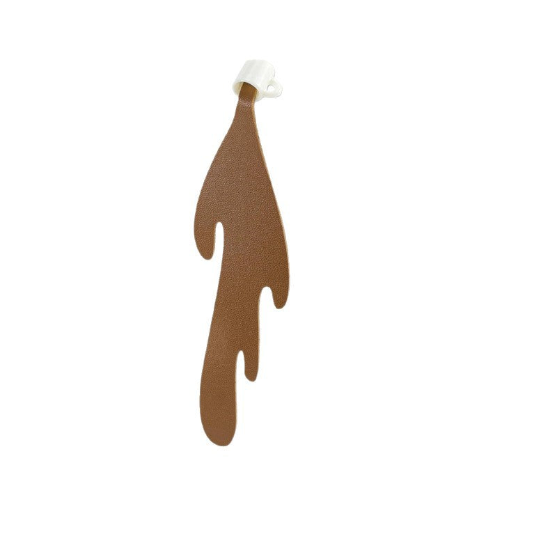 Leather bookmark