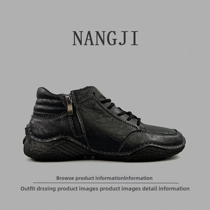 Leather Boots Men