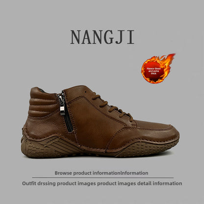 Leather Boots Men