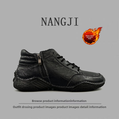 Leather Boots Men