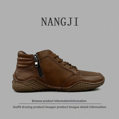Leather Boots Men